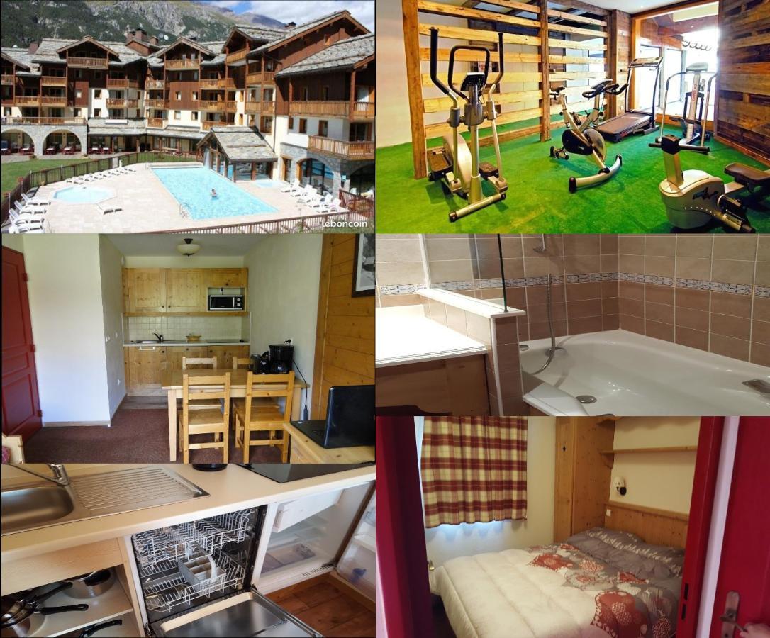 Residence Les Alpages 4 Etoiles - Appartement 4 Personnes - Piscine, Hammam, Sauna, Jacuzzi - Valcenis 73480 Lanslebourg-Mont-Cenis Exteriör bild